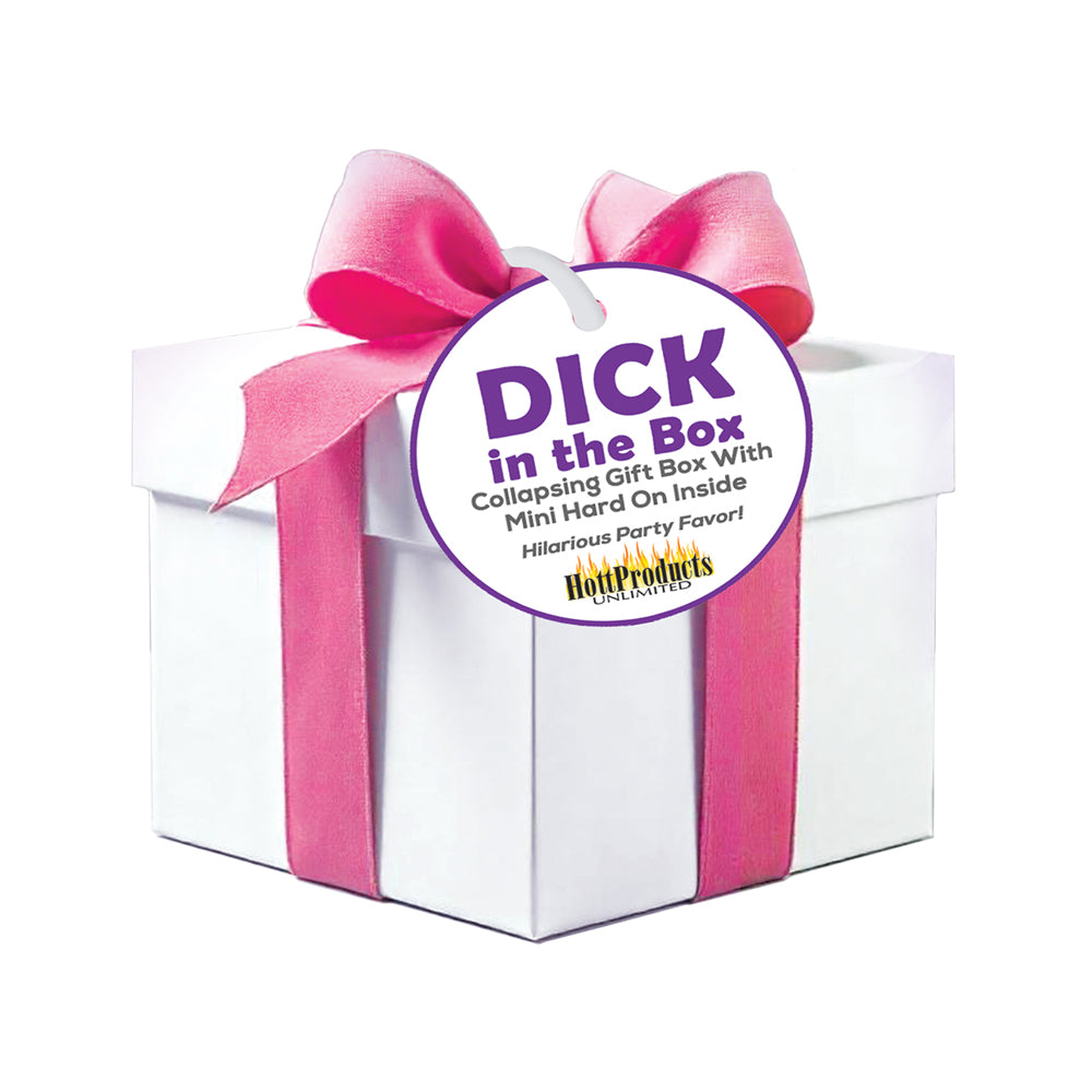 Dick In The Box Collapsing Gift Box W/Mini Dick Inside | 818631037599 | Available at EroticWarehouse.com