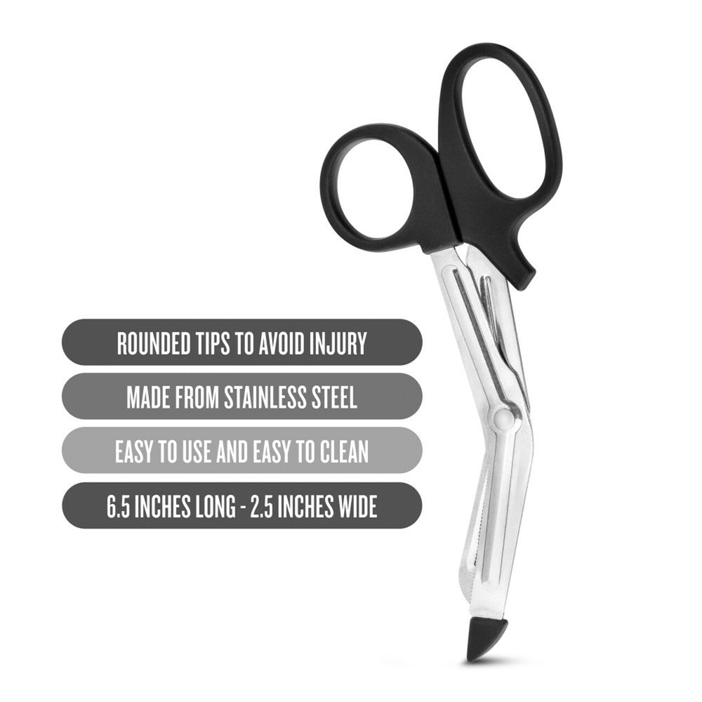 Temptasia Safety Scissors Black | 819835022640 | Available at EroticWarehouse.com