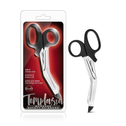 Temptasia Safety Scissors Black | 819835022640 | Available at EroticWarehouse.com