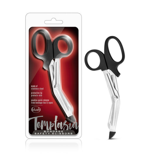 Temptasia Safety Scissors Black | 819835022640 | Available at EroticWarehouse.com