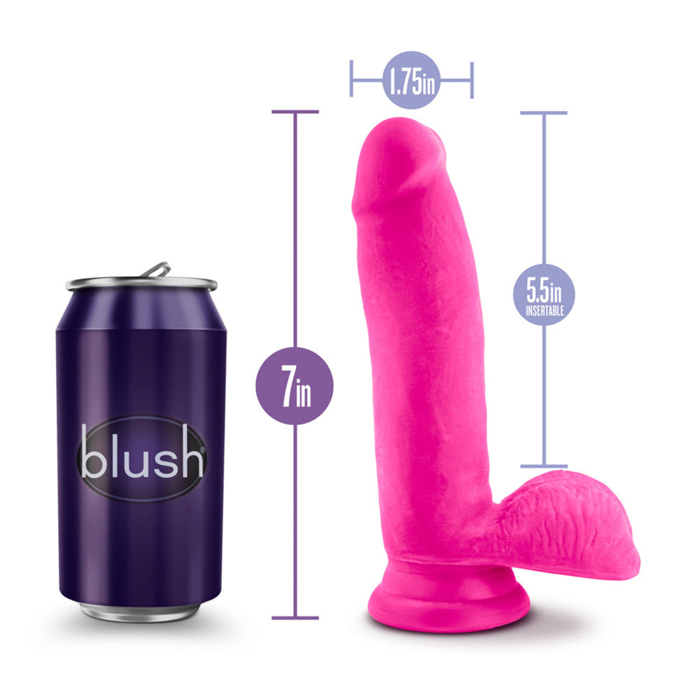 Au Naturel Bold Pleaser 7" Dildo Pink | 819835023661 | Available at EroticWarehouse.com