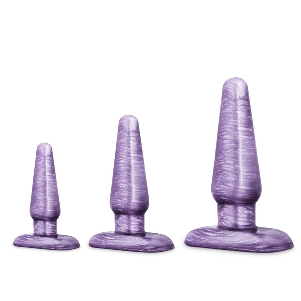 B Yours Anal Trainer Kit Purple Swirl | 819835023890 | Available at EroticWarehouse.com