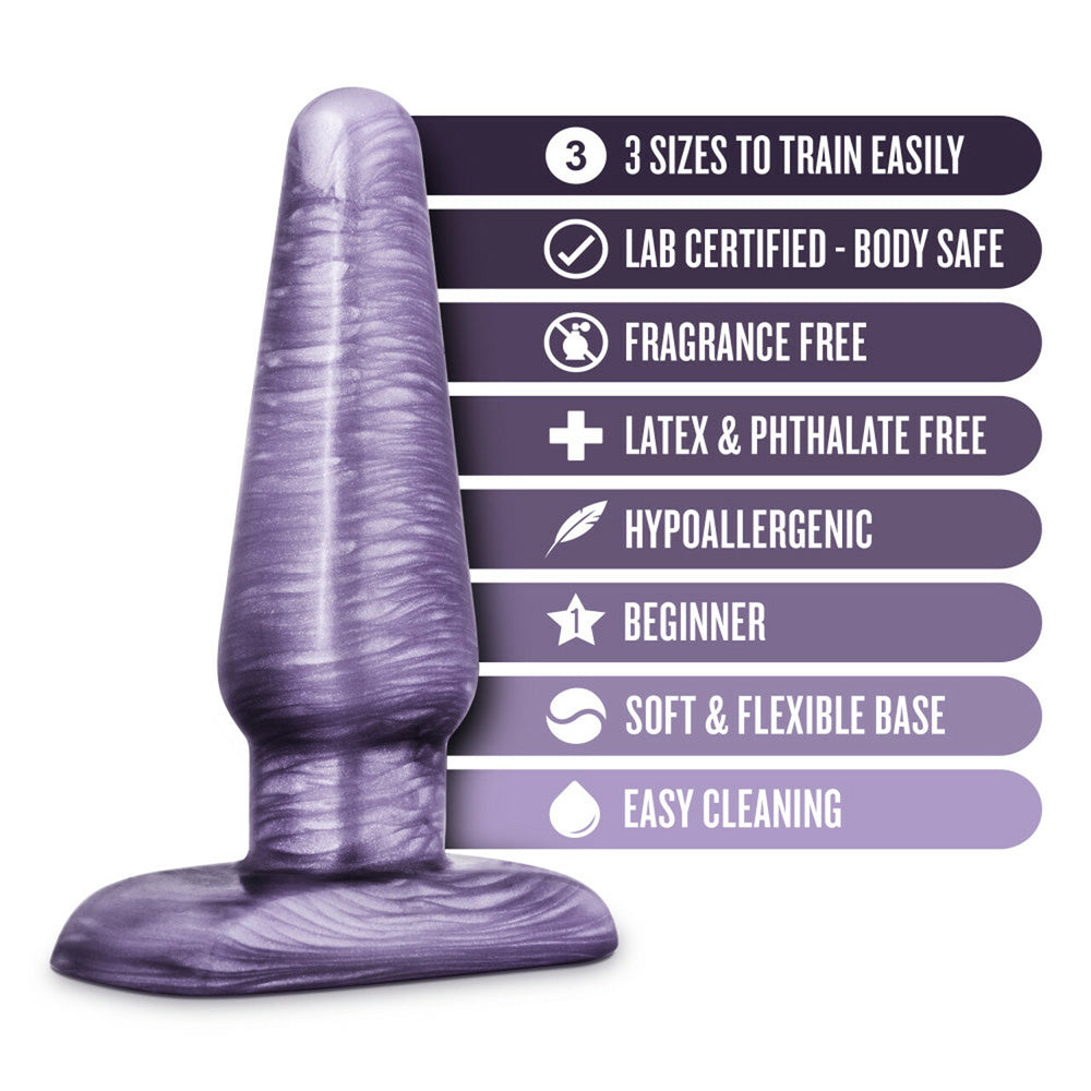 B Yours Anal Trainer Kit Purple Swirl | 819835023890 | Available at EroticWarehouse.com