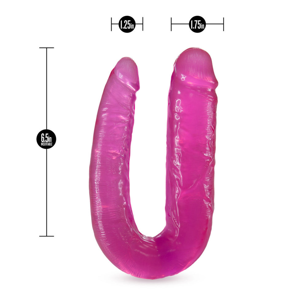 B Yours Double Headed Dildo Pink | 819835024132 | Available at EroticWarehouse.com