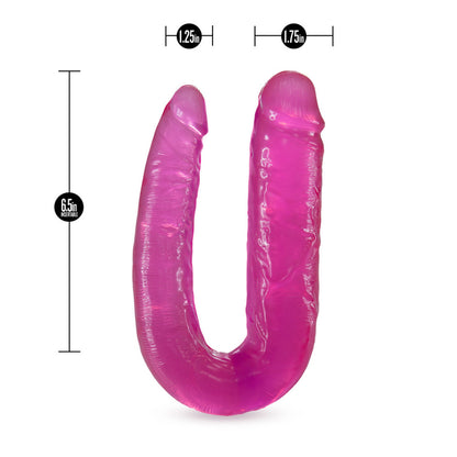 B Yours Double Headed Dildo Pink | 819835024132 | Available at EroticWarehouse.com