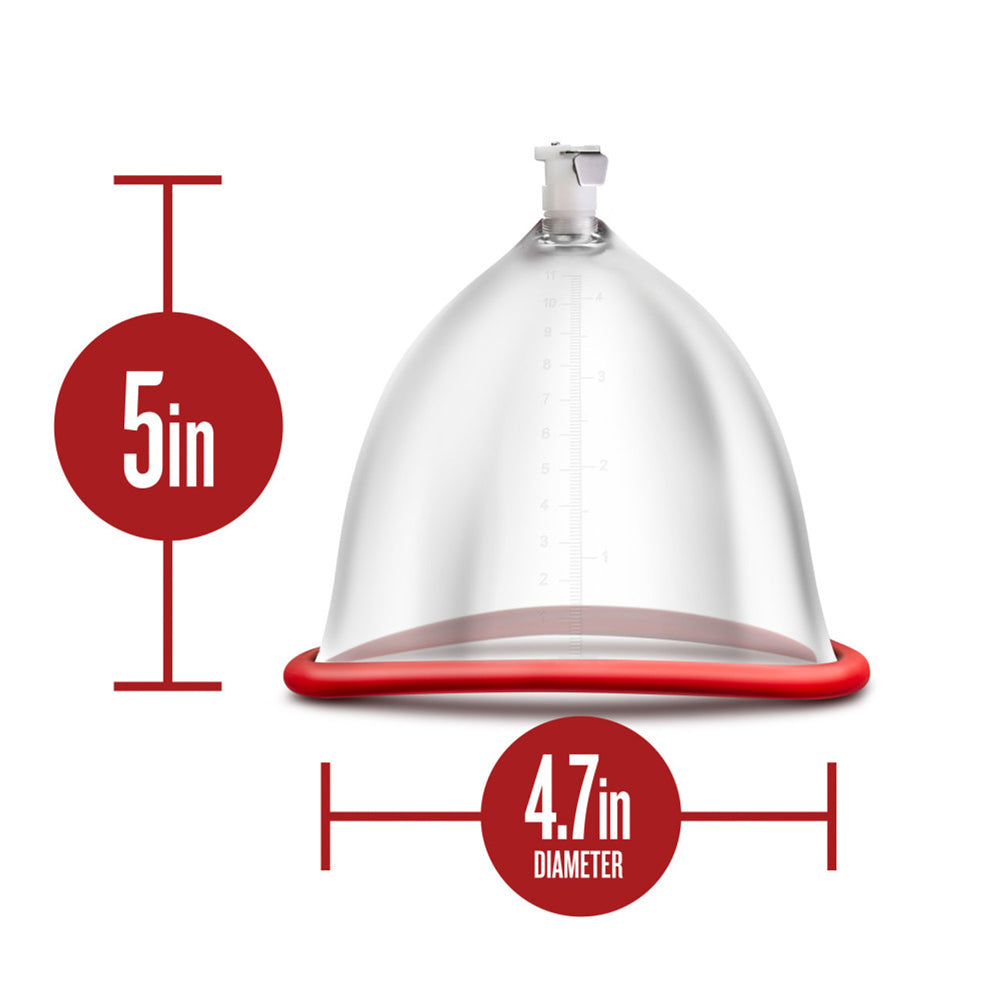 Temptasia Breast Pump Cup Clear | 819835024156 | Available at EroticWarehouse.com