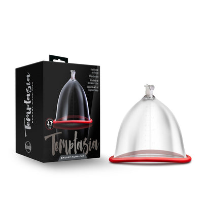 Temptasia Breast Pump Cup Clear | 819835024156 | Available at EroticWarehouse.com