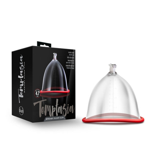 Temptasia Breast Pump Cup Clear | 819835024156 | Available at EroticWarehouse.com