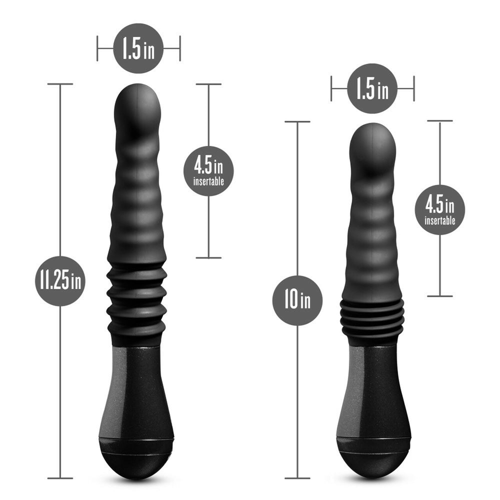 Temptasia Lazarus Thrusting Dildo Black | 819835024873 | Available at EroticWarehouse.com