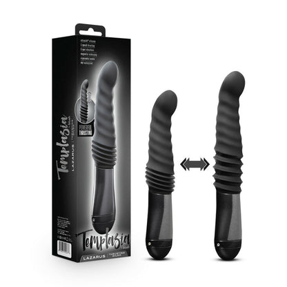 Temptasia Lazarus Thrusting Dildo Black | 819835024873 | Available at EroticWarehouse.com