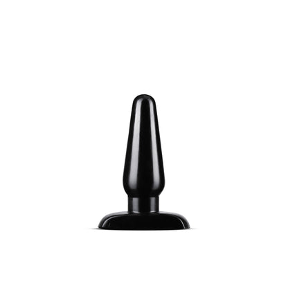 Anal Adventures Basic Anal Plug Medium Black | 819835024989 | Available at EroticWarehouse.com