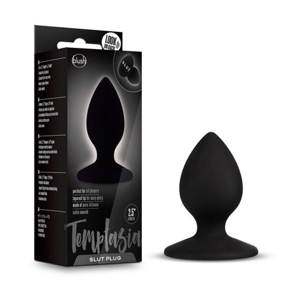 Temptasia Slut Plug Black | 819835025405 | Available at EroticWarehouse.com