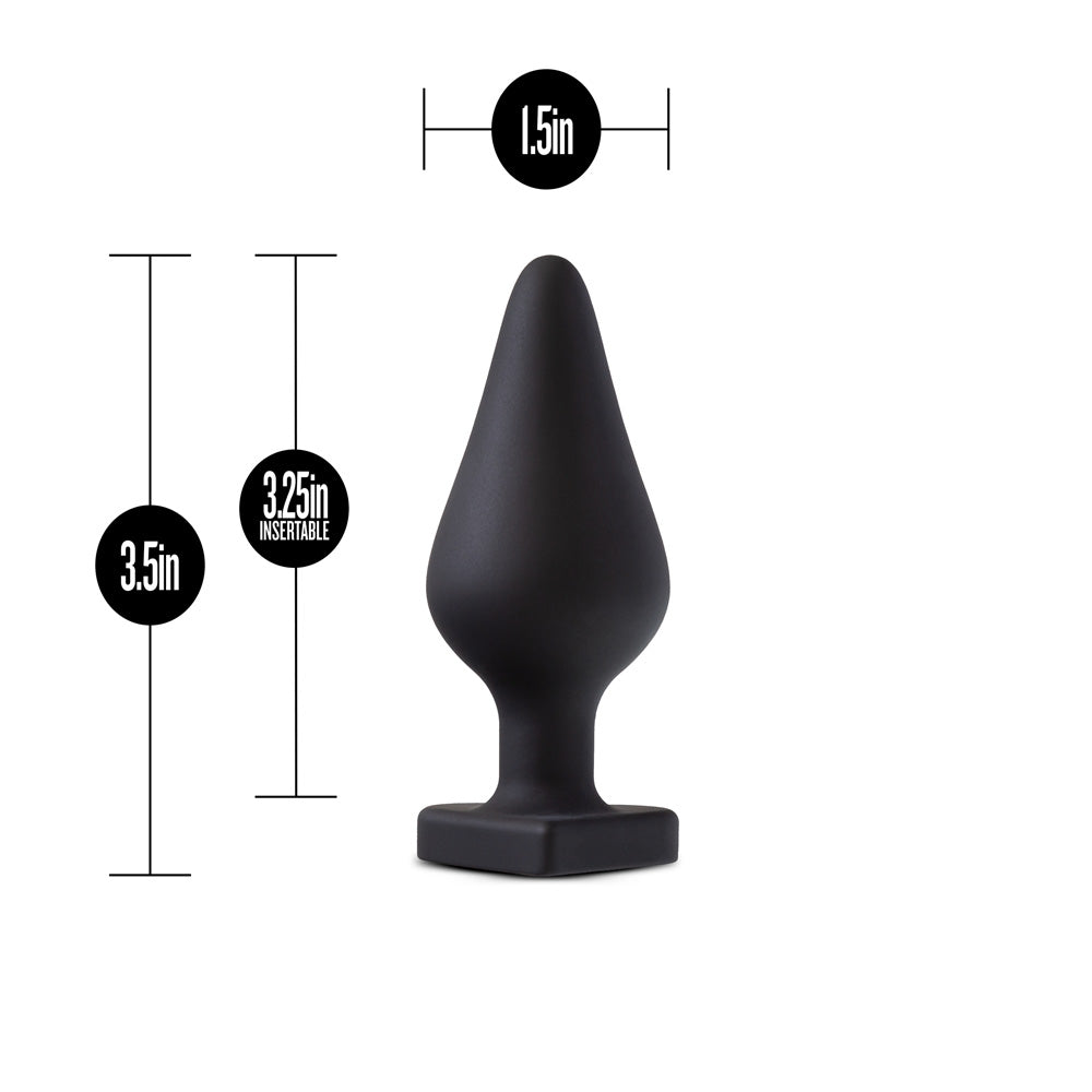 Temptasia Spank Me Butt Plug Black | 819835025436 | Available at EroticWarehouse.com