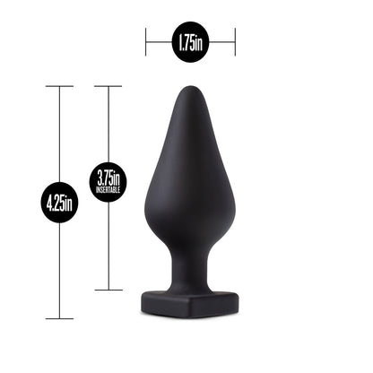 Temptasia Fuck Me Butt Plug Black | 819835025443 | Available at EroticWarehouse.com