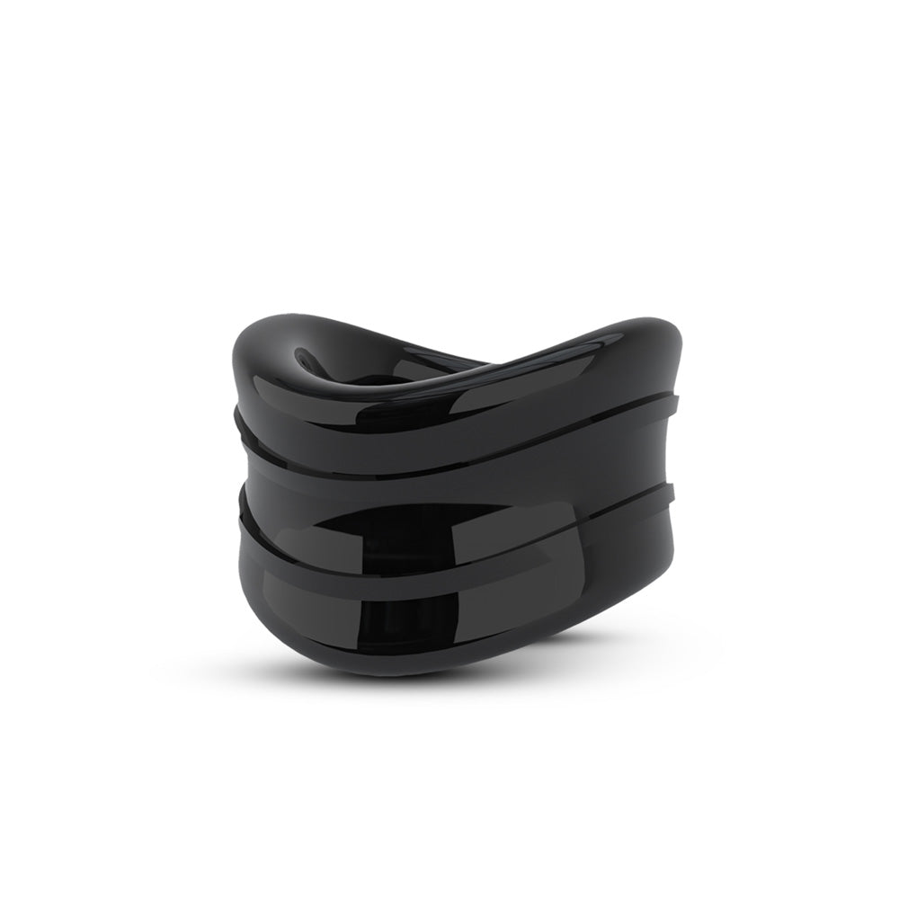 Stay Hard Beef Ball Stretcher X Long 1.5" Diameter Black | 819835026129 | Available at EroticWarehouse.com