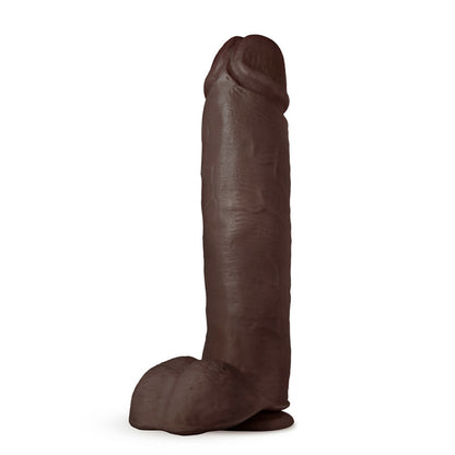 Au Naturel Huge 10" Dildo Chocolate | 819835027379 | Available at EroticWarehouse.com