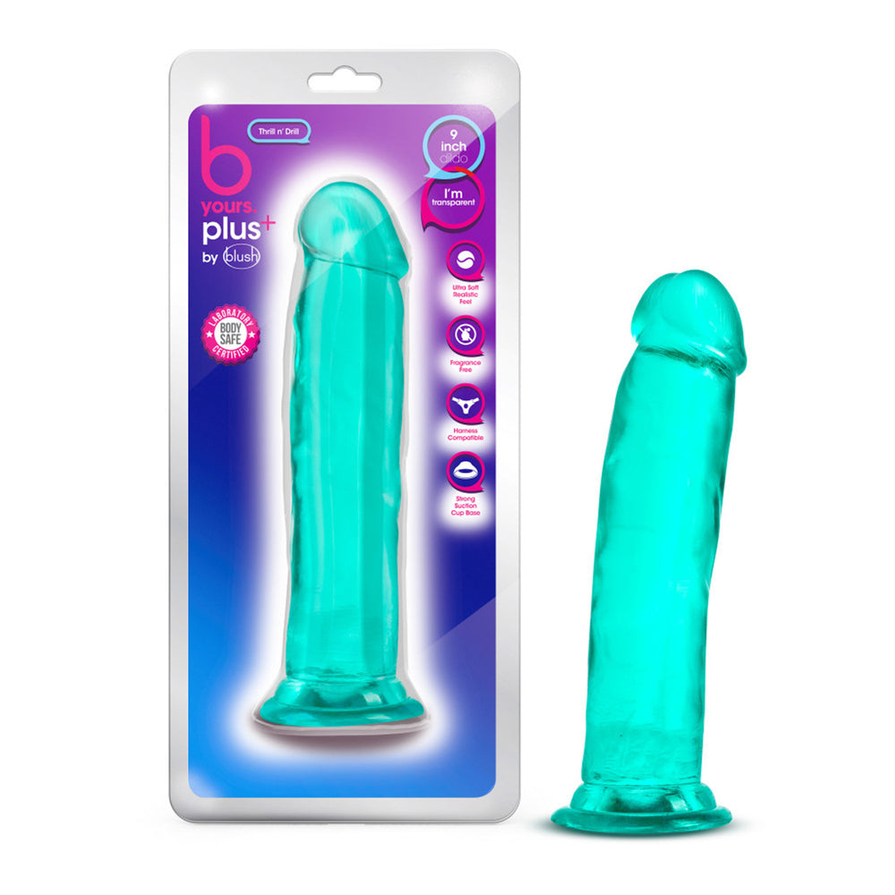 B Yours Plus Thrill N' Drill Teal | 819835027591 | Available at EroticWarehouse.com
