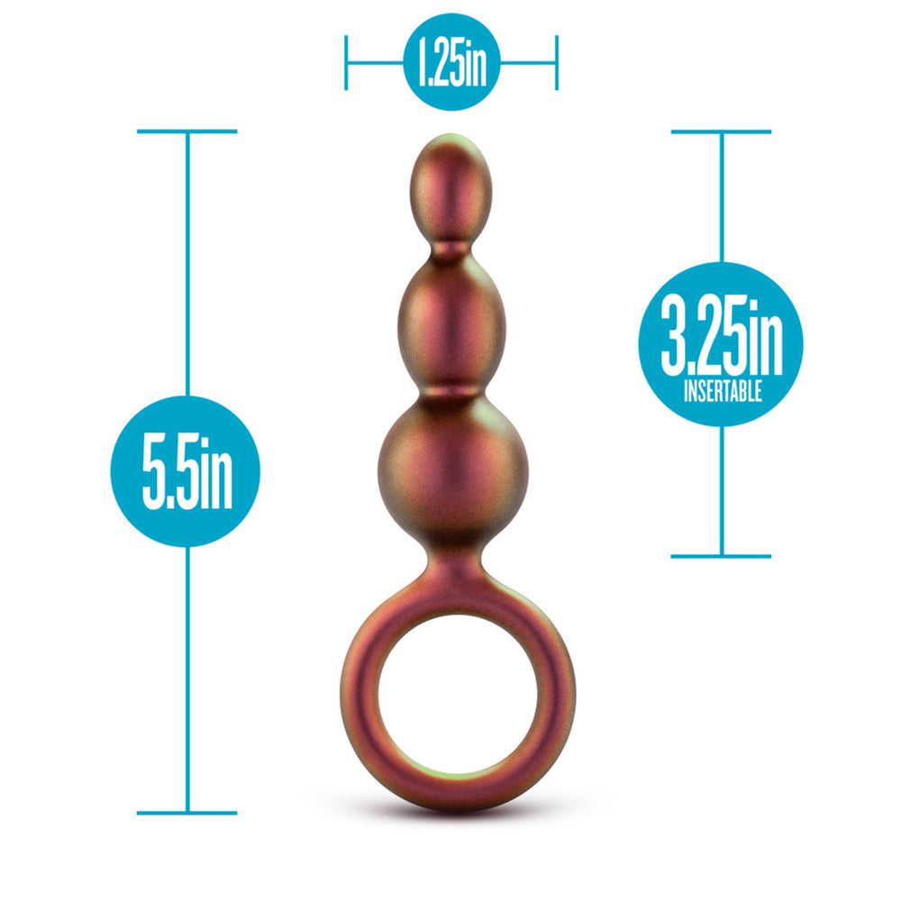 Anal Adventures Matrix Beaded Loop Plug Copper | 819835028901 | Available at EroticWarehouse.com