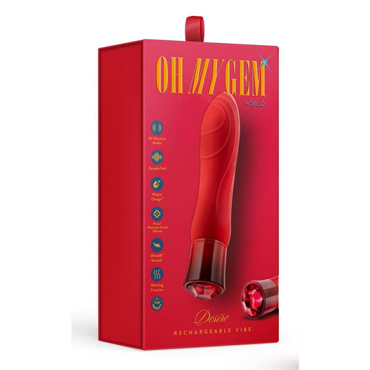 Oh My Gem Desire Ruby | 819835029458 | Available at EroticWarehouse.com