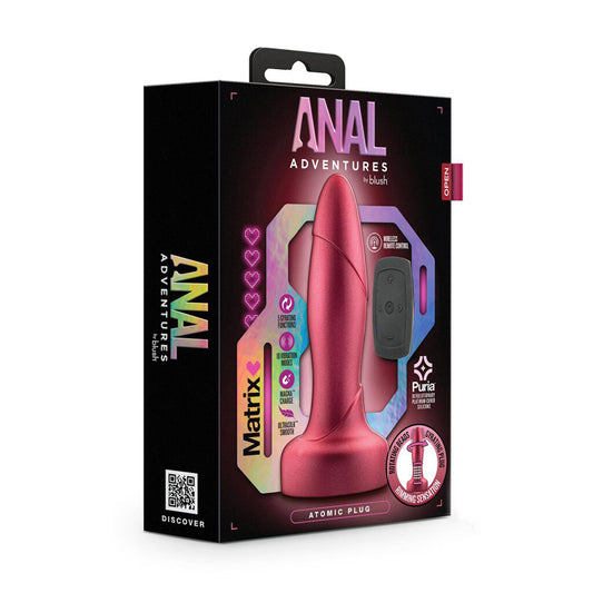 Anal Adventures Matrix Atomic Plug Martian Wine | 819835029625 | Available at EroticWarehouse.com