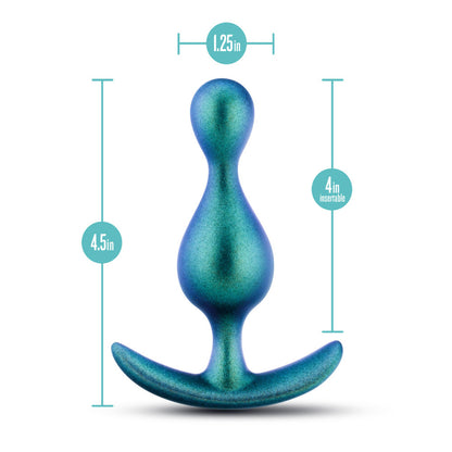 Anal Adventures Matrix Photon Plug Neptune Teal | 819835029687 | Available at EroticWarehouse.com