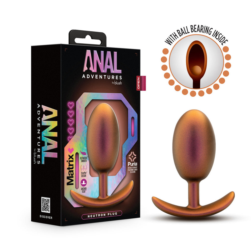 Anal Adventures Matrix Neutron Plug Cosmic Copper | 819835029700 | Available at EroticWarehouse.com