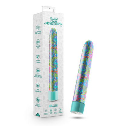 Limited Addiction Utopia 7" Rechargeable Vibe Aqua | 819835029922 | Available at EroticWarehouse.com