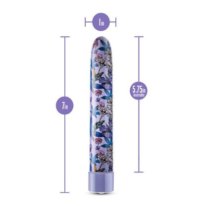 Limited Addiction Floradelic 7" Rechargeable Vibe Purple | 819835029939 | Available at EroticWarehouse.com