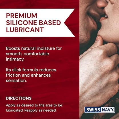 Swiss Navy Silicone Based Lubricant 1 Oz 29.5ml | 699439004149 | Available at EroticWarehouse.com