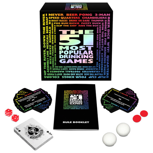 51 Most Popular Drinking Games | 825156107546 | Available at EroticWarehouse.com