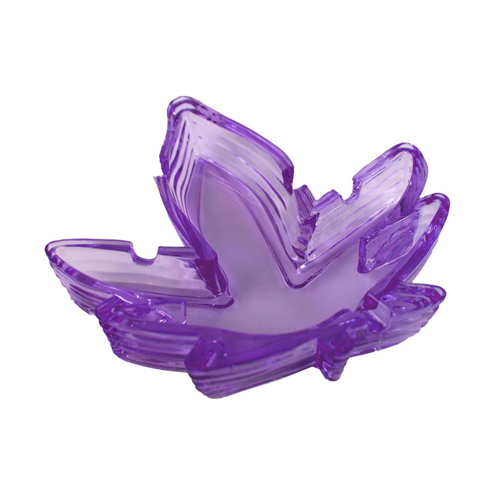 Purple Pot Leaf Ashtray | 825156111123 | Available at EroticWarehouse.com