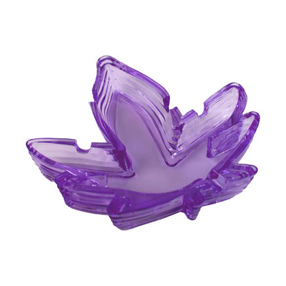 Purple Pot Leaf Ashtray | 825156111123 | Available at EroticWarehouse.com