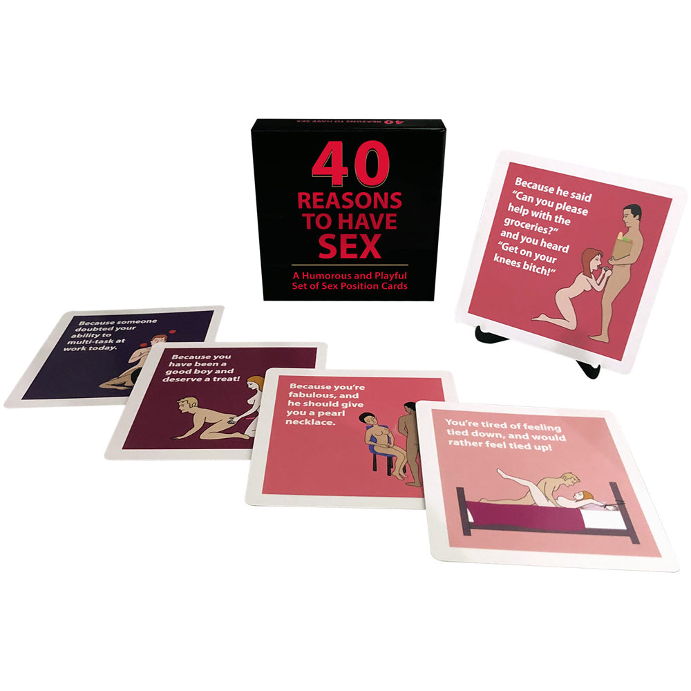 40 Reasons To Have Sex | 825156111437 | Available at EroticWarehouse.com