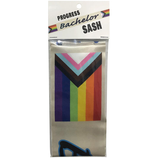 Progress Bachelor Sash | 825156111451 | Available at EroticWarehouse.com
