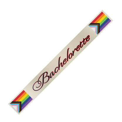 Progress Bachelorette Sash | 825156111468 | Available at EroticWarehouse.com