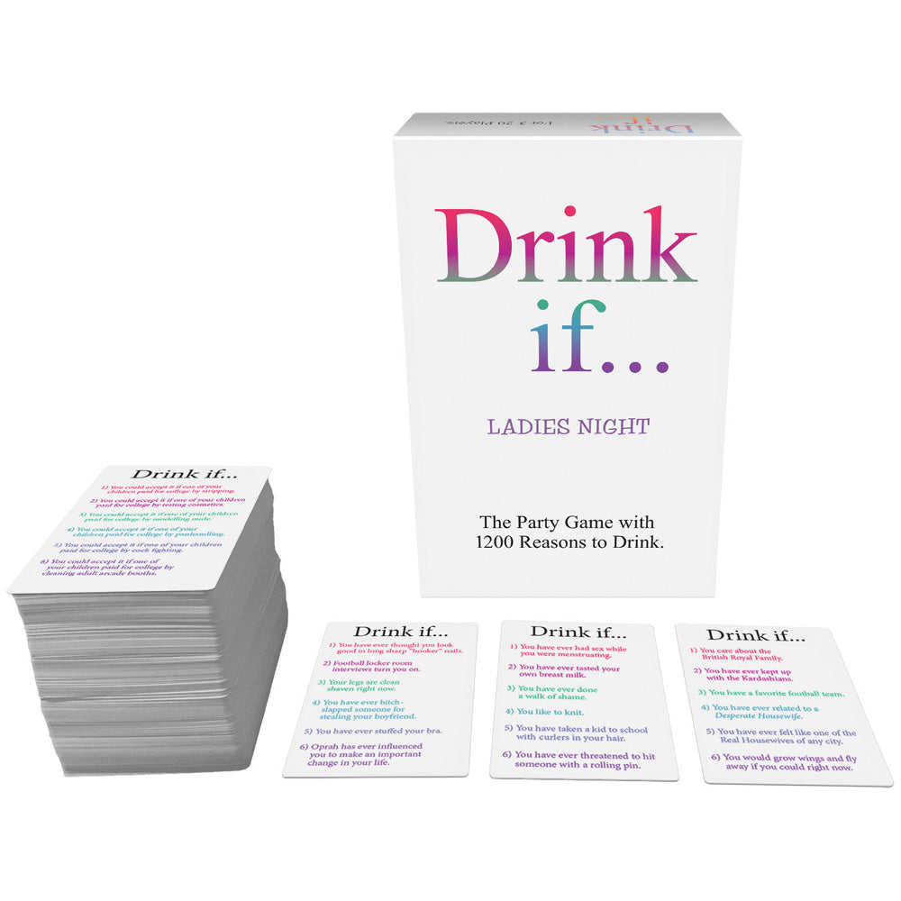 Drink If... Ladies Night | 825156111598 | Available at EroticWarehouse.com