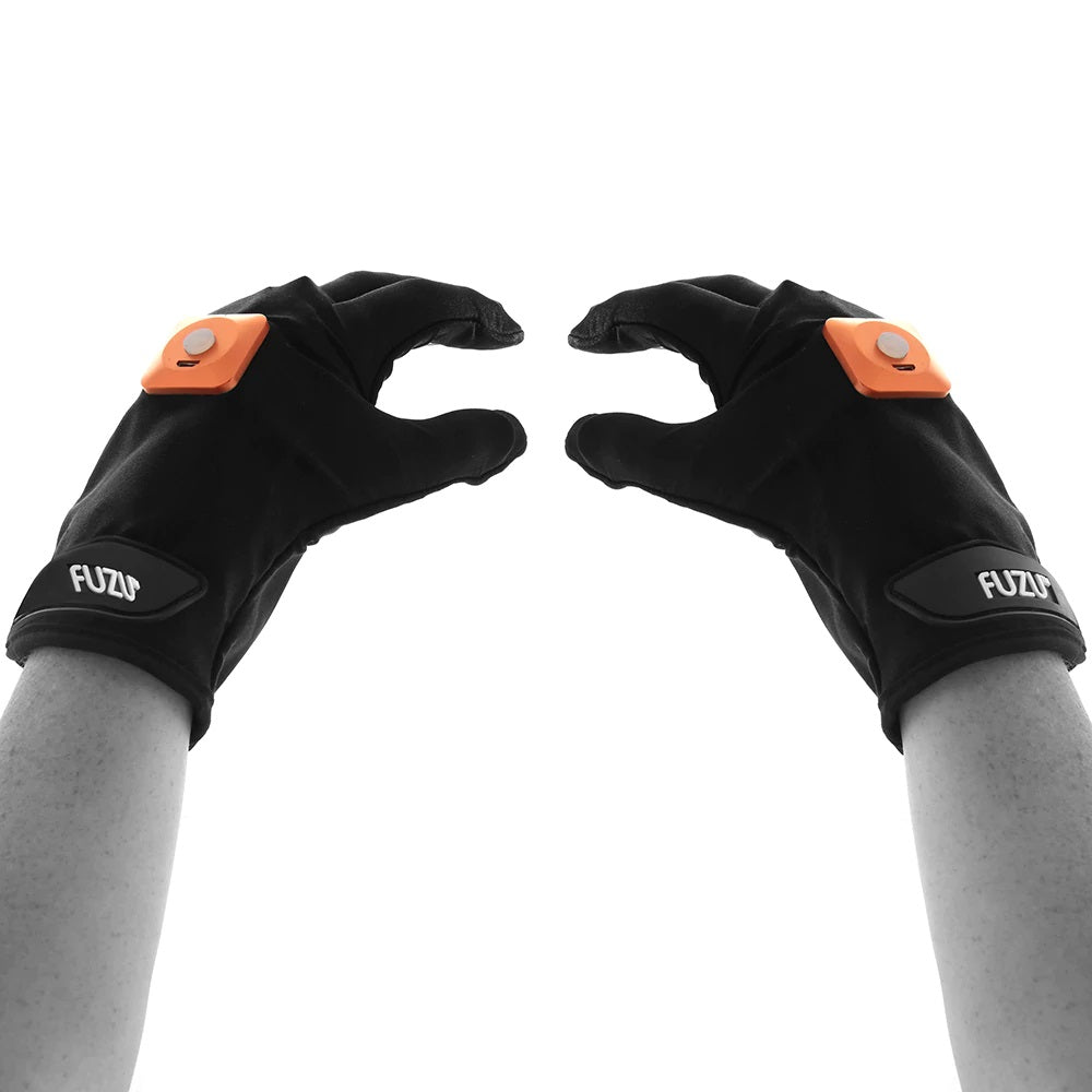 Fuzu Vibrating Massage Gloves L&R Medium | 831868006138 | Available at EroticWarehouse.com