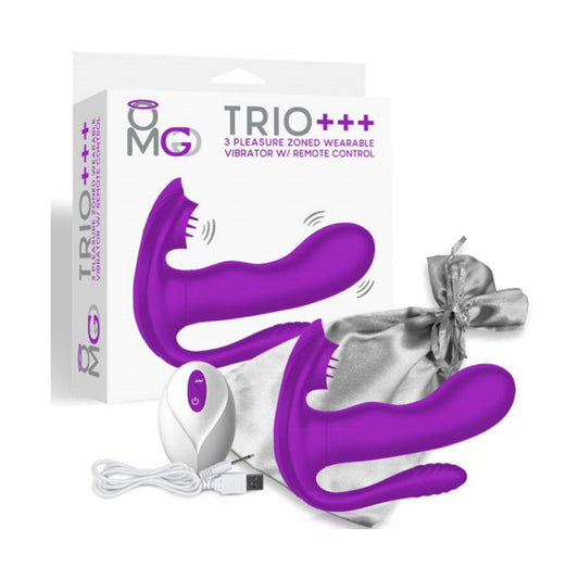 Omg Trio+++ Purple | 831868006473 | Available at EroticWarehouse.com