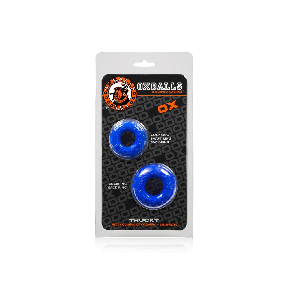 Truckt Cockring Police Blue | 840215100603 | Available at EroticWarehouse.com