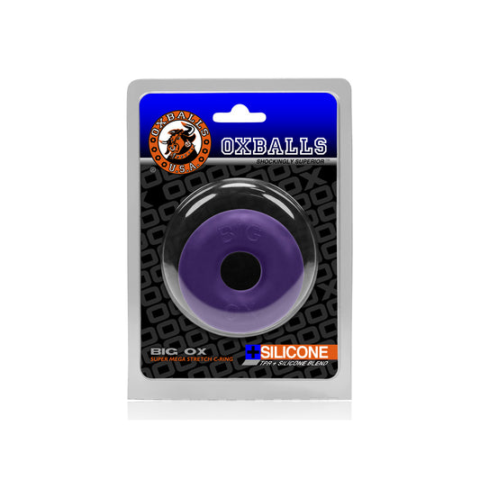 Big Ox Cockring Eggplant Ice | 840215108357 | Available at EroticWarehouse.com