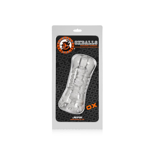 Jerk Masturbator Clear | 840215111692 | Available at EroticWarehouse.com
