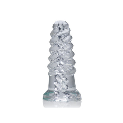 Screw'd Super Squish Corkscrew Jackoff Toy Clear | 840215118875 | Available at EroticWarehouse.com