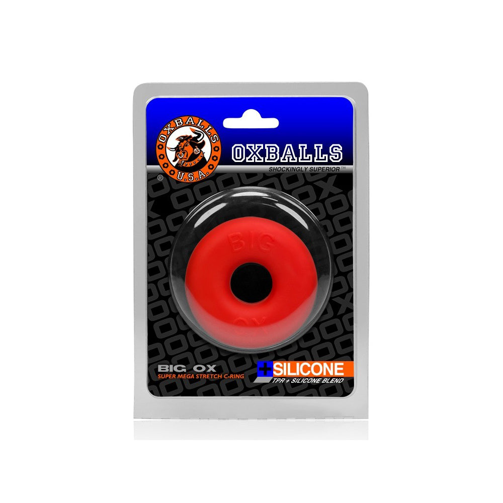 Big Ox Cockring Red Ice | 840215119537 | Available at EroticWarehouse.com