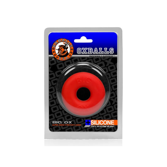 Big Ox Cockring Red Ice | 840215119537 | Available at EroticWarehouse.com