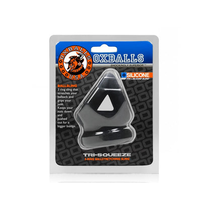 Tri-Squeeze Cock Sling/Ball Stretcher Black Ice | 840215119544 | Available at EroticWarehouse.com