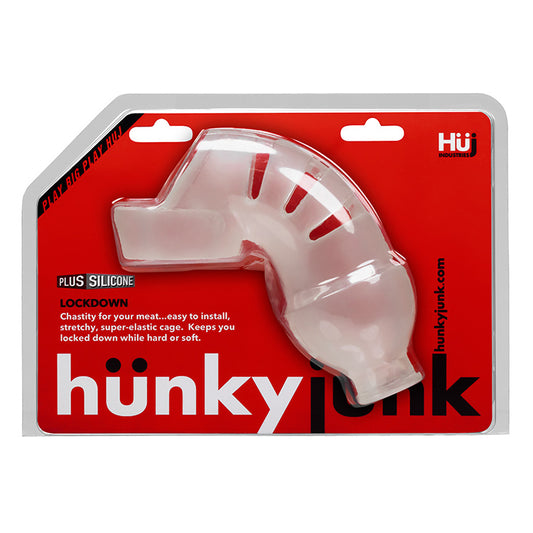 Lockdown Cage Chastity By Hunkyjunk Ice | 840215119841 | Available at EroticWarehouse.com