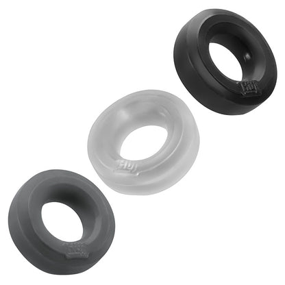 Huj3 C-Ring 3-Pack By Hunkyjunk Tar/Multi | 840215120052 | Available at EroticWarehouse.com