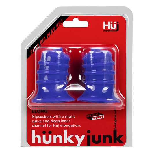 Elong Nipsucker By Hunkyjunk Cobalt | 840215120106 | Available at EroticWarehouse.com