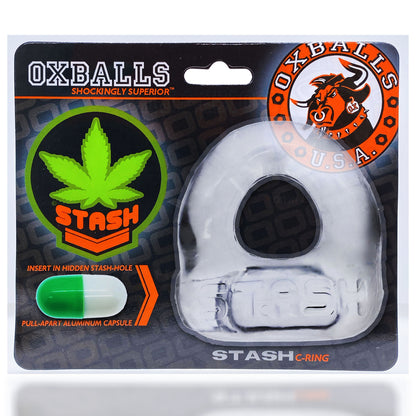 Stash Cockring Clear | 840215120472 | Available at EroticWarehouse.com