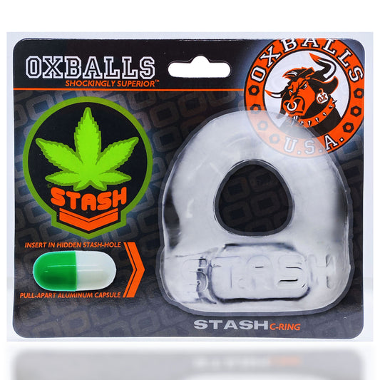 Stash Cockring Clear | 840215120472 | Available at EroticWarehouse.com